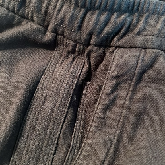 Athleta jogger pants cotton Black large pockets sz. SP high waist - Picture 11 of 16